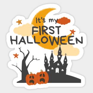 My First Halloween Sticker